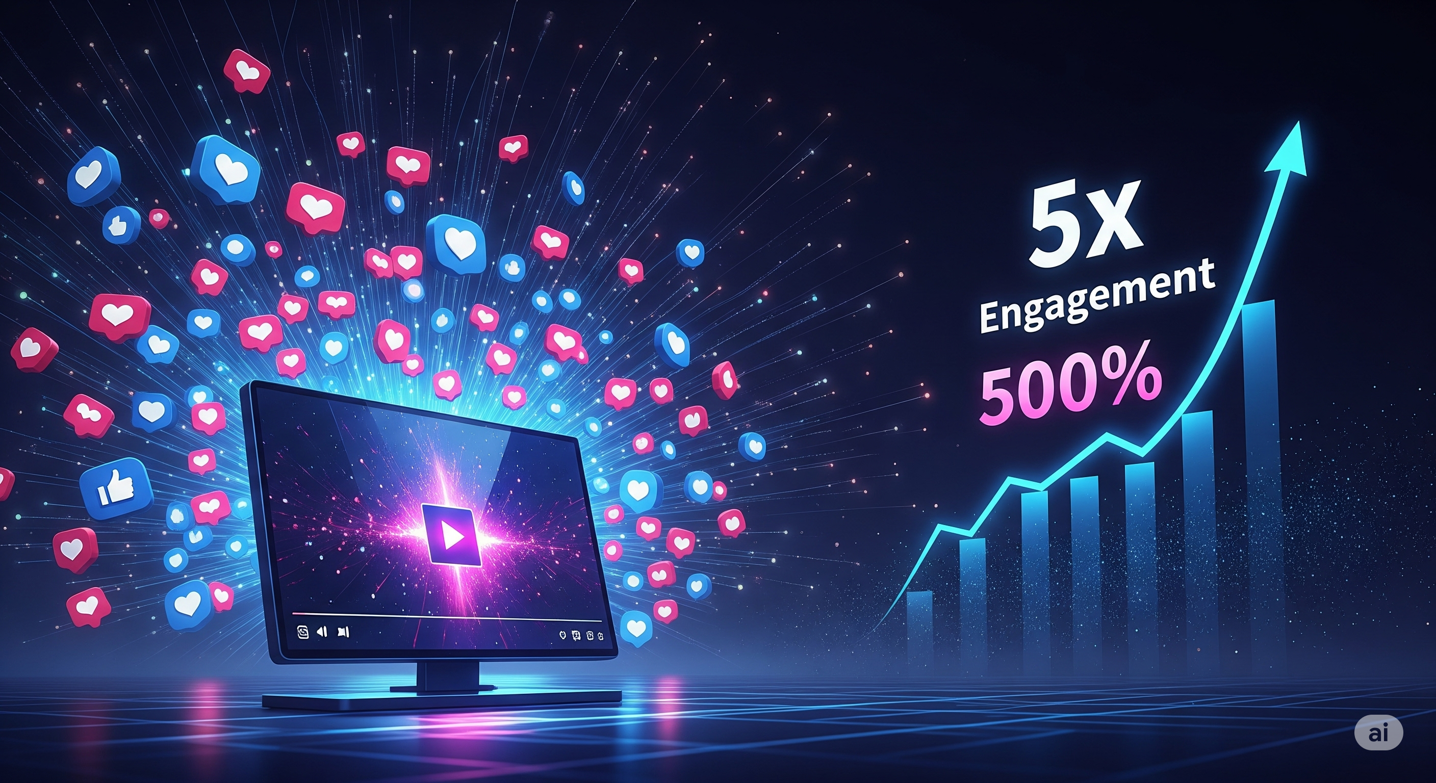 Bí Quyết Tăng Tương Tác Gấp 5 Lần Bằng Video Tạo Từ AI